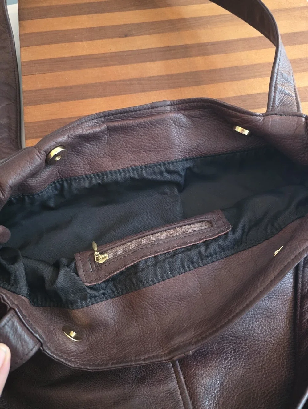 1970s / Y2k Slouchy Hobo Handbag